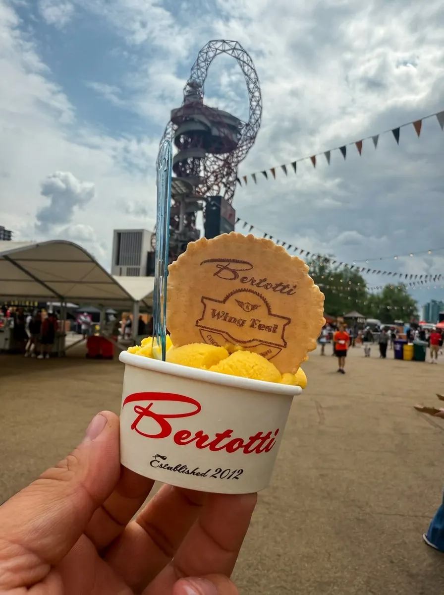 Bertotti gelato service at Wingfest festival